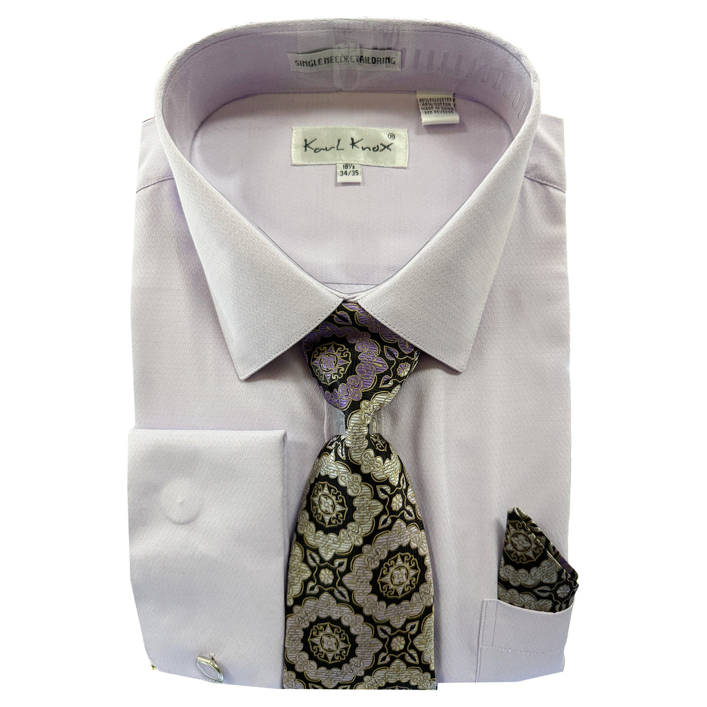 Dress Shirt, Tie & Handkerchief Combo