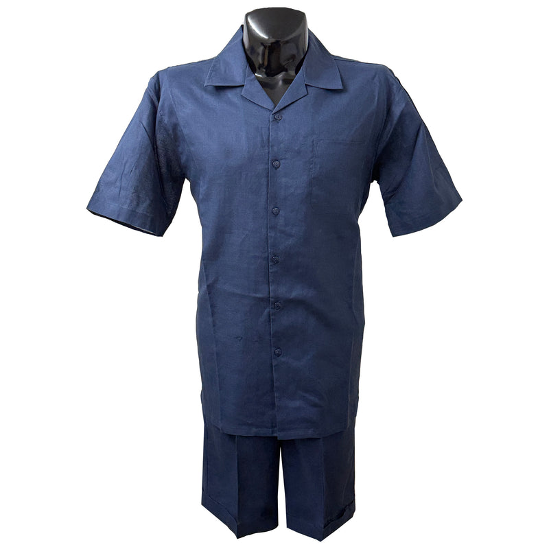 Navy Short Sleeve Set