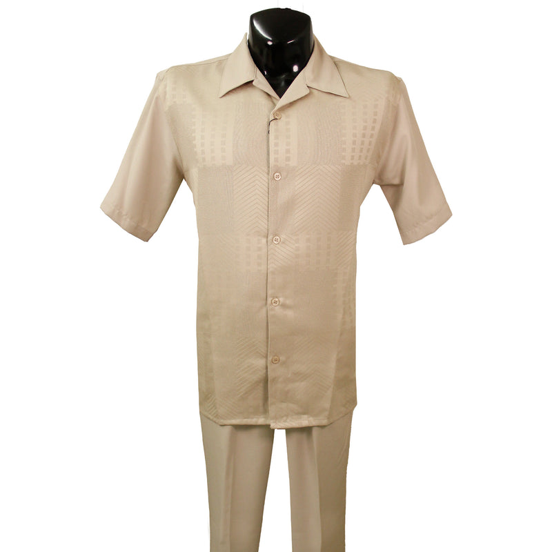 Khaki Short Sleeve Set