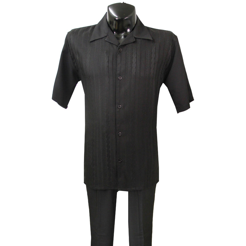 Black Short Sleeve Set