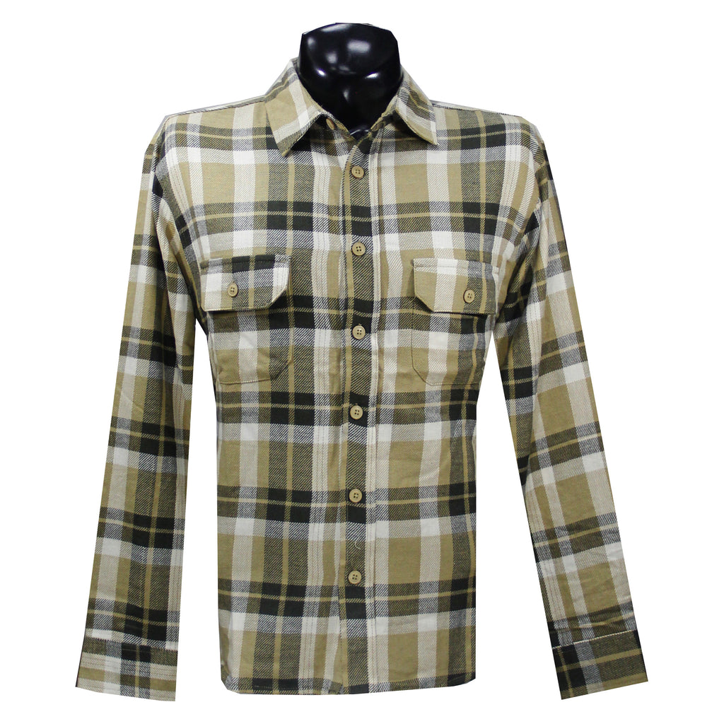 Tan Plaid Shirt