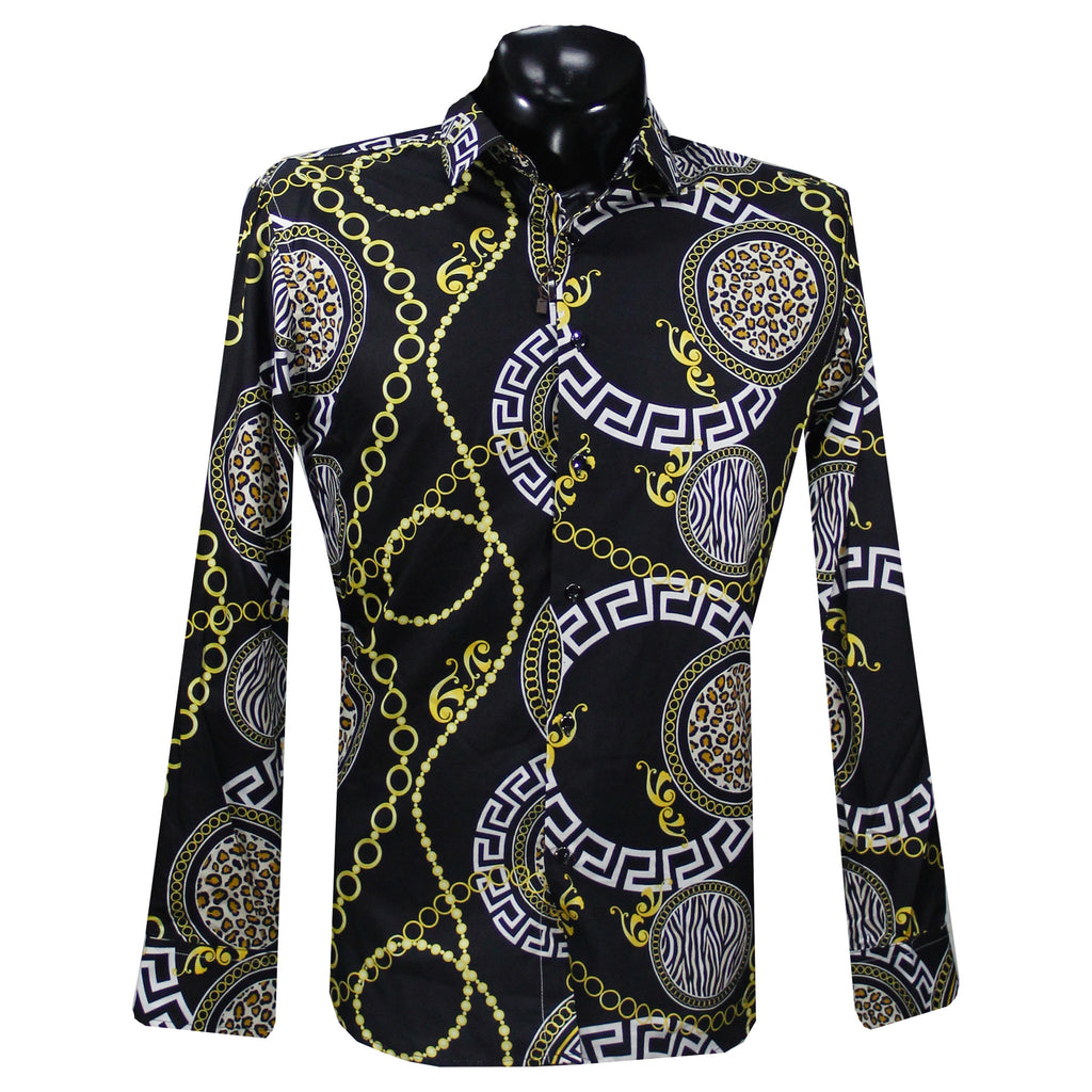 Black/Gold Cheetah Print