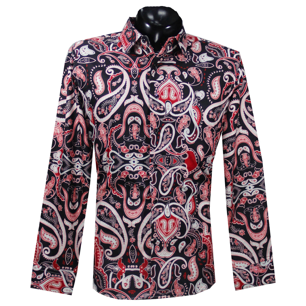 Black/Pink Long Sleeve Print