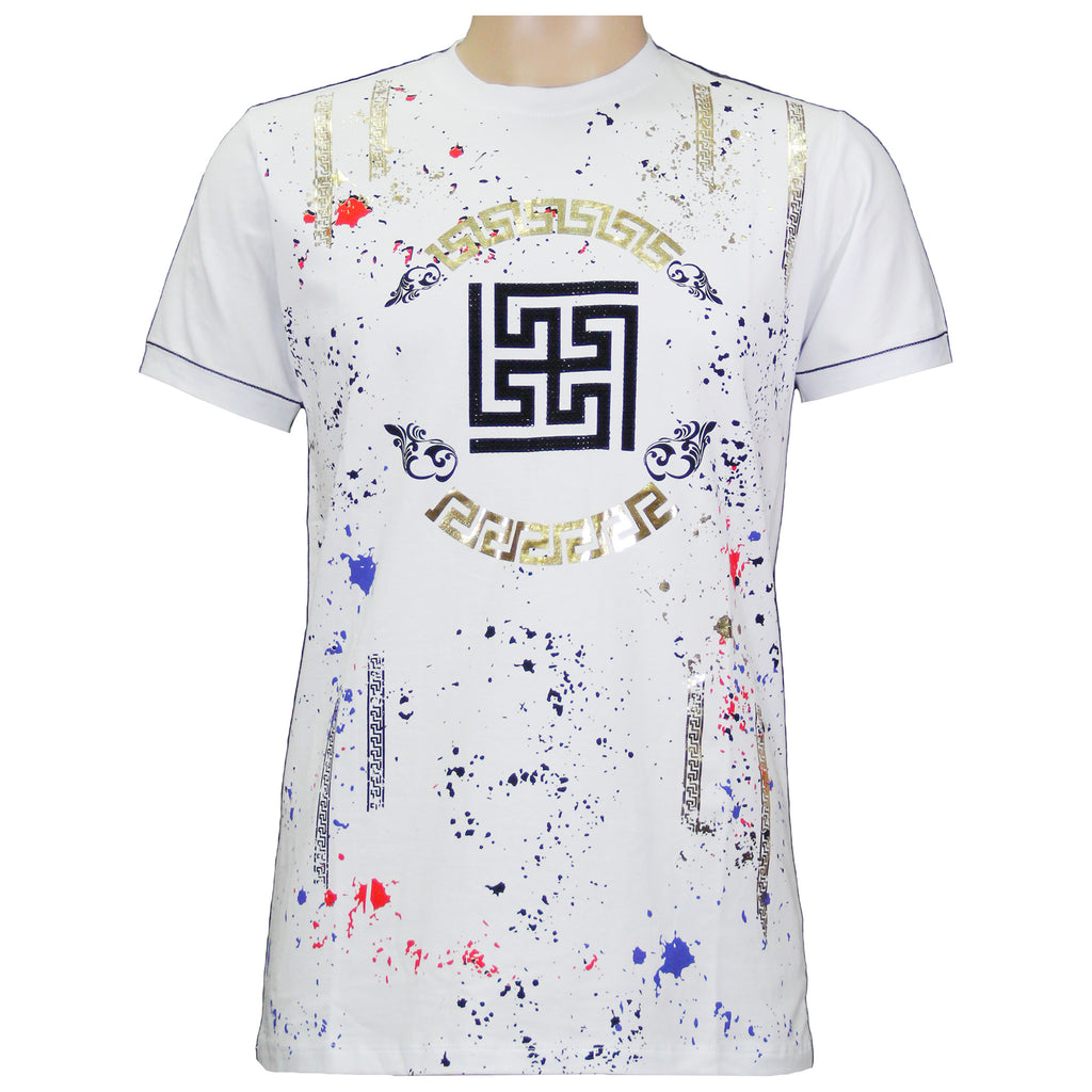 White Paint Splatter