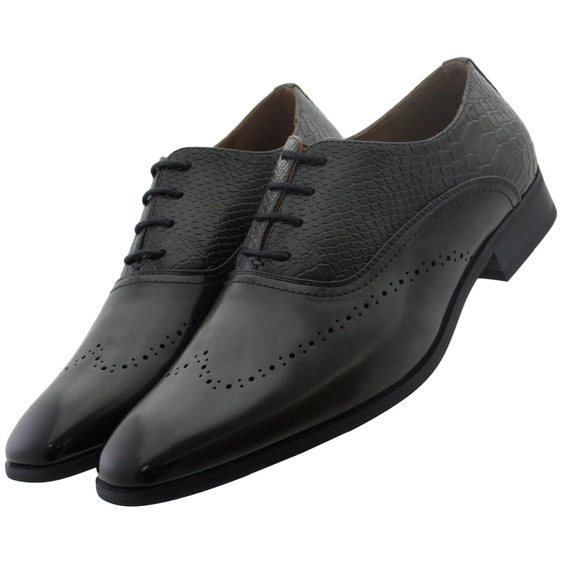 Olive Dotted Wing Tip