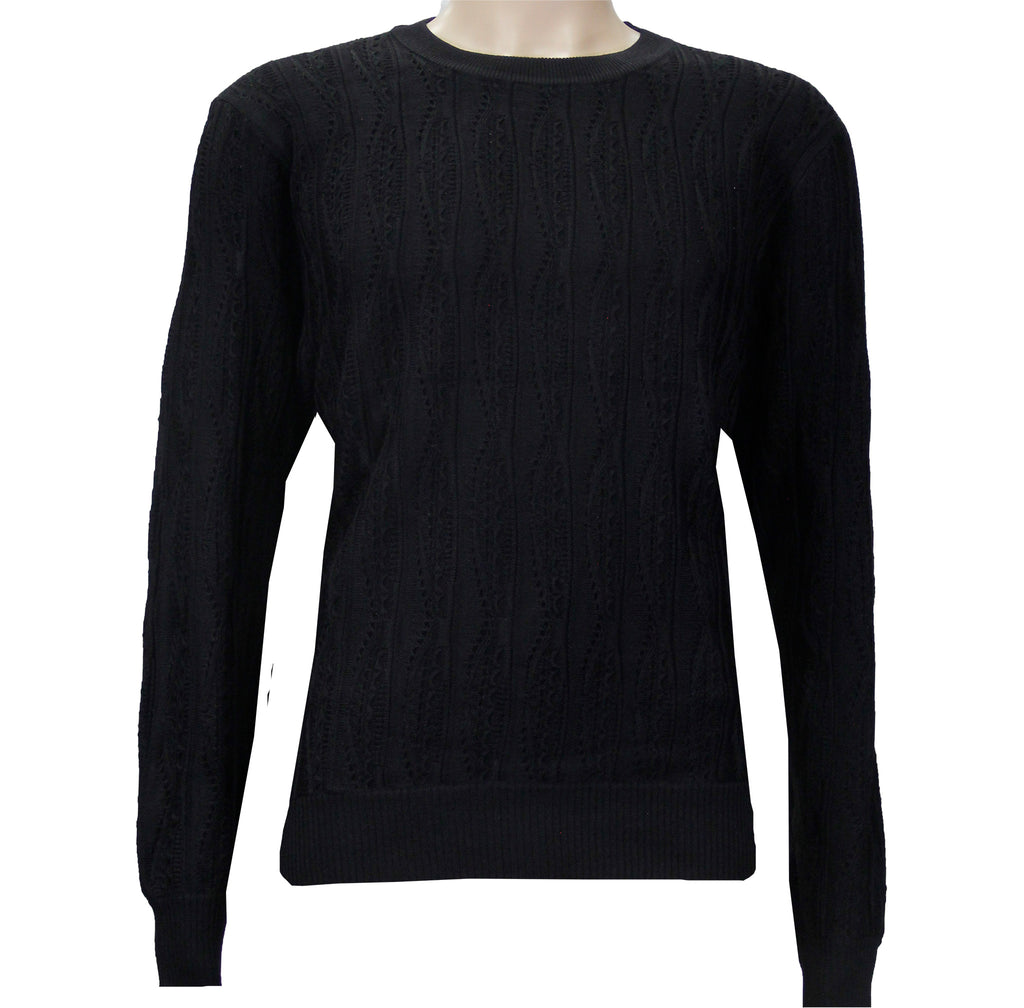 Black Cable Knit Sweater