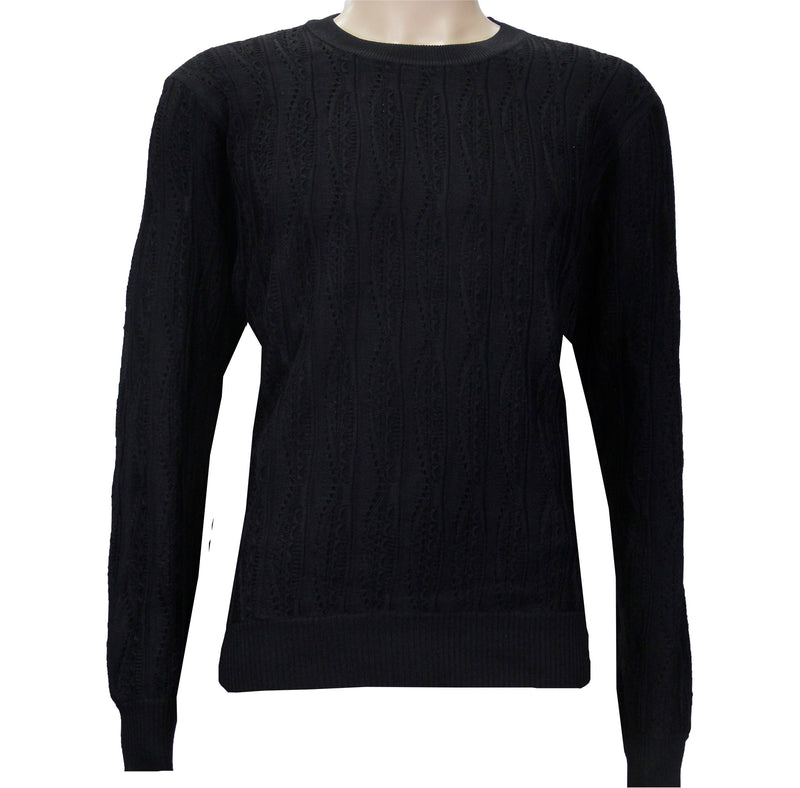 Black Cable Knit Sweater