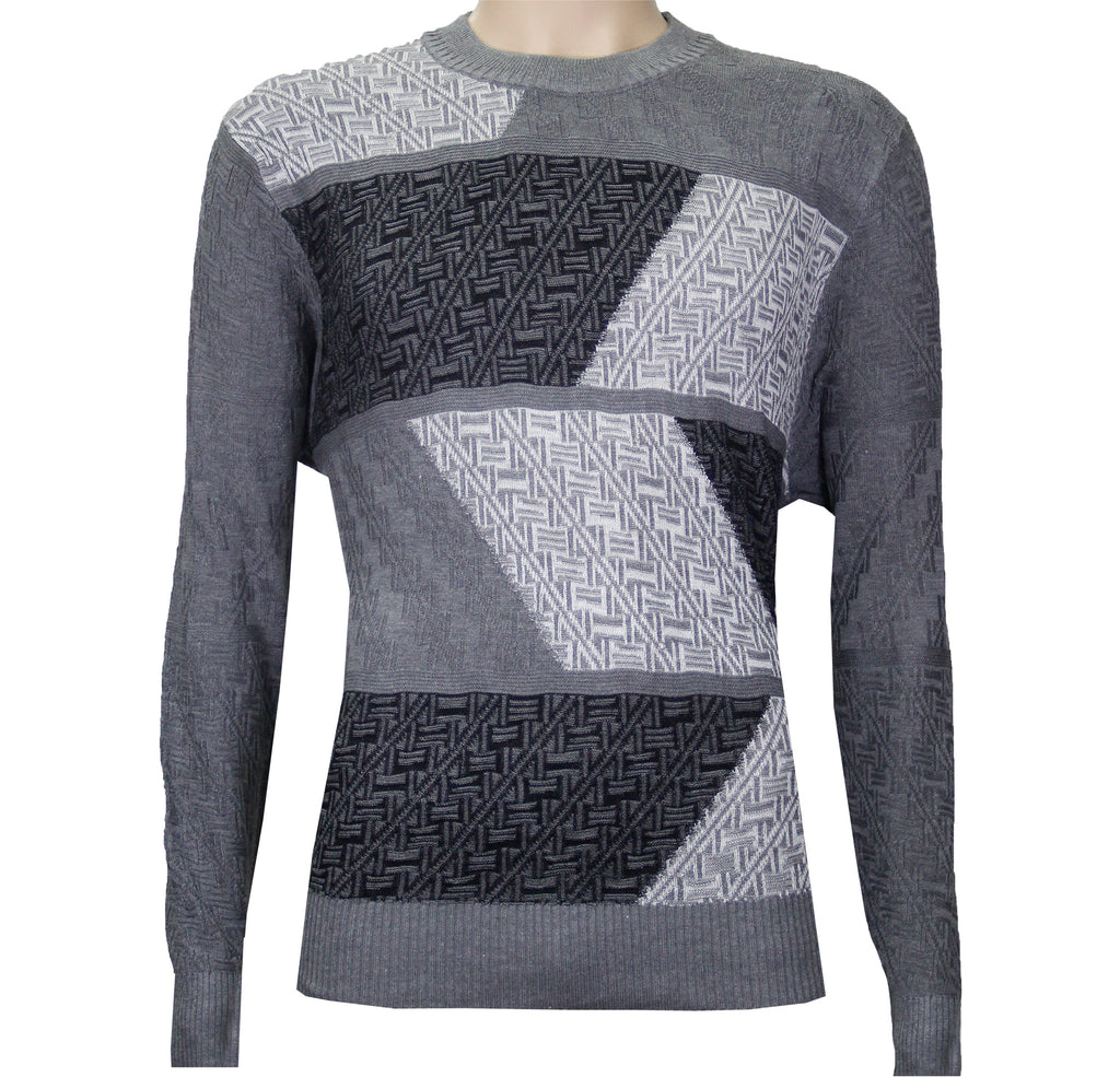 Charcoal Knit Pullover Sweater