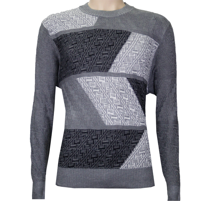 Charcoal Knit Pullover Sweater