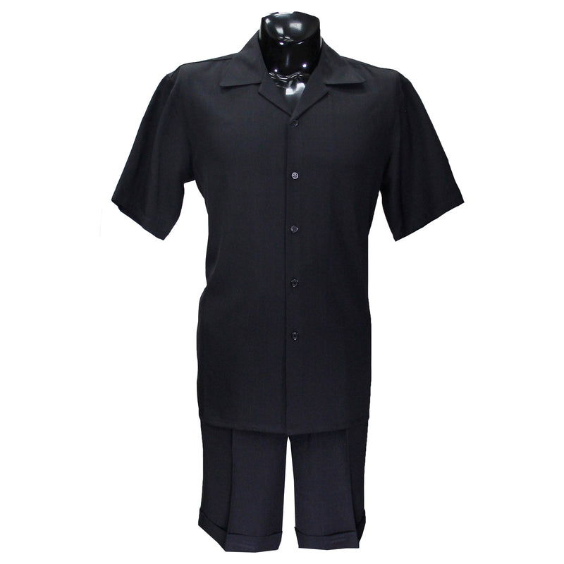 Black Matching Short Set