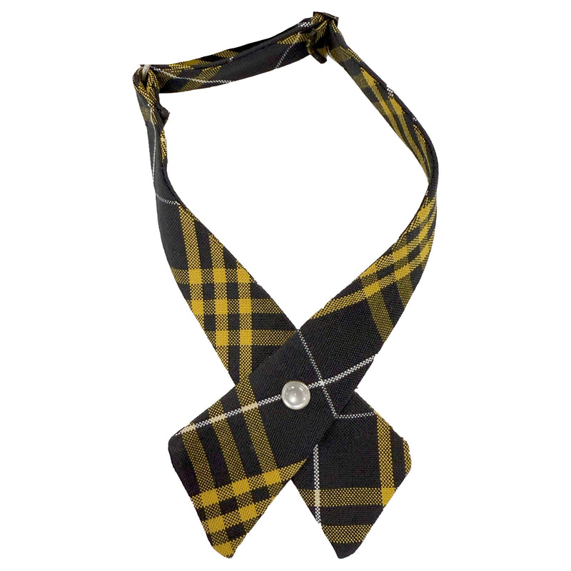 Mc Main and East St John Juniors Plaid Criss-Cross Tie (Plaid #2V)