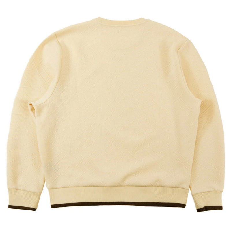 Natural Makobi Big Men Beanchi Jacquard Crewneck