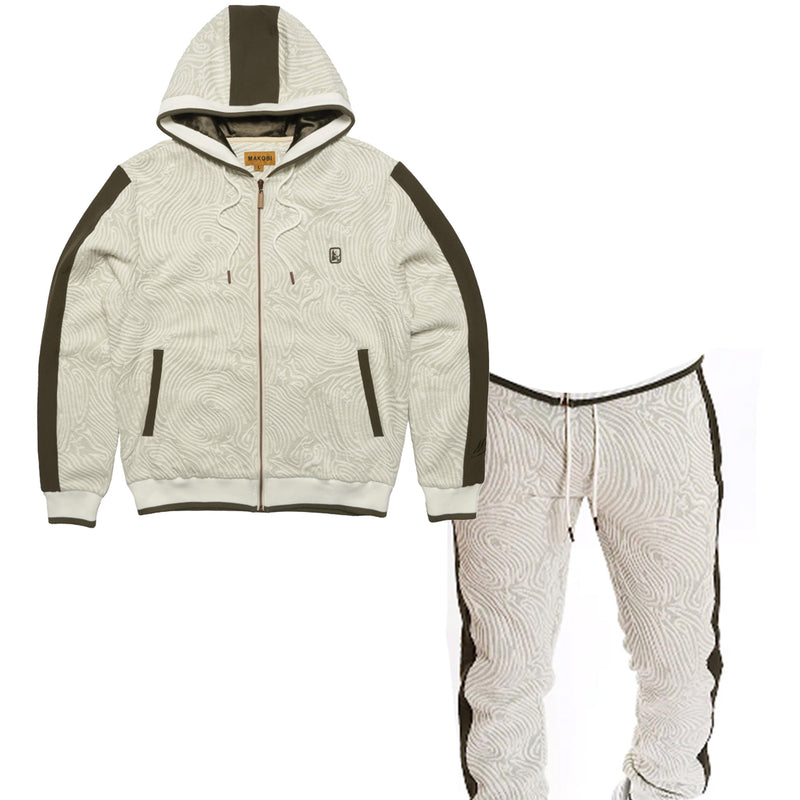 Natural Makobi Big Men Tuscany Knit Set