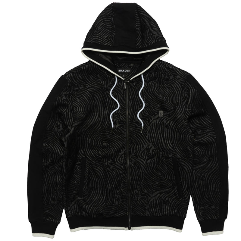 Black Makobi Big Men Tuscany Knit Set