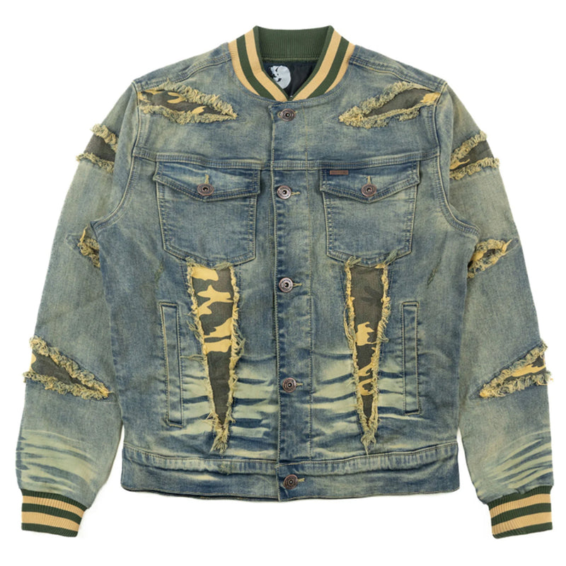 Makobi Big Men Sassari Denim Jacket