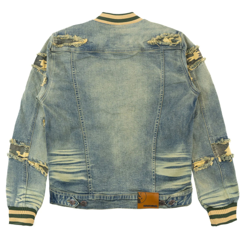Makobi Big Men Sassari Denim Jacket