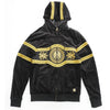 Black Makobi Big Men Greek Velour Set