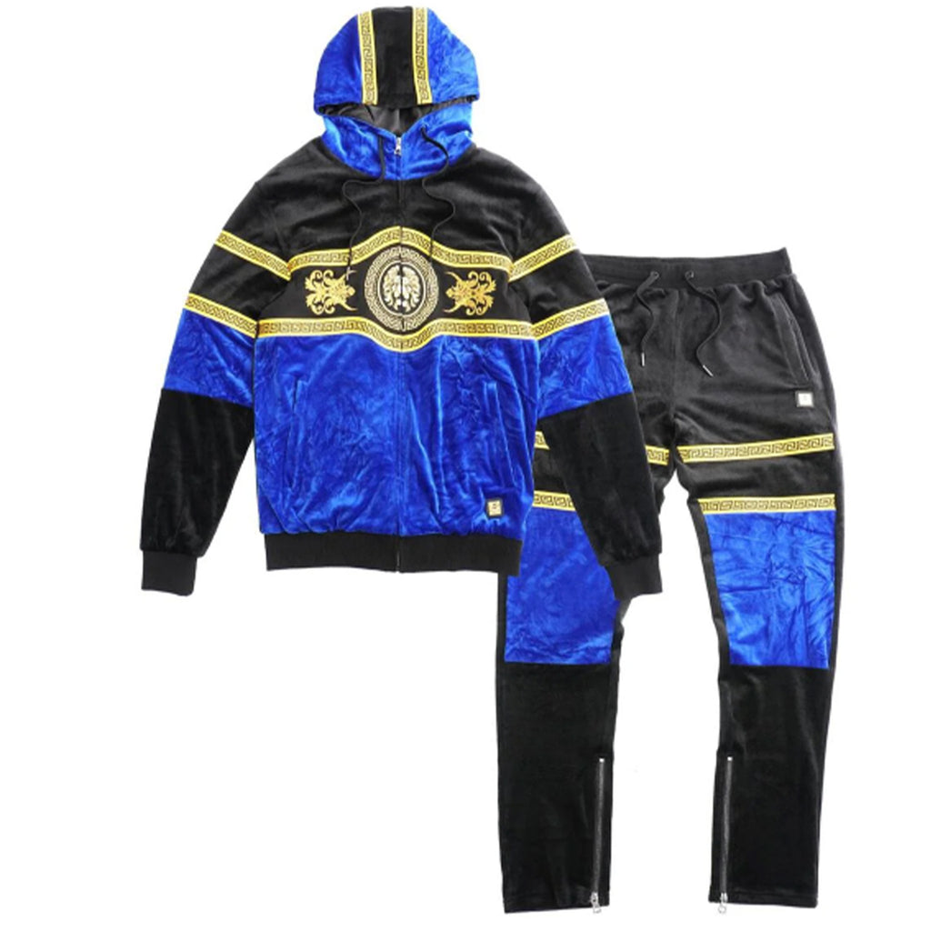 Royal Makobi Big Men Greek Velour Set