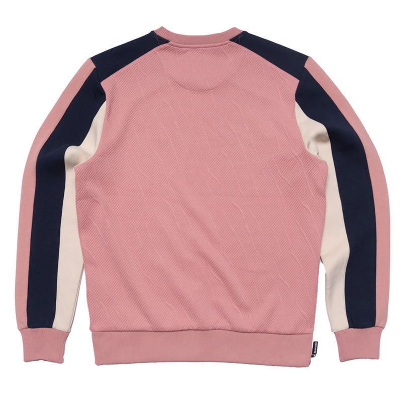 Black Makobi Big Men Daniali Jacquard Crewneck