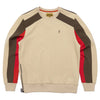 Khaki Makobi Big Men Daniali Jacquard Crewneck