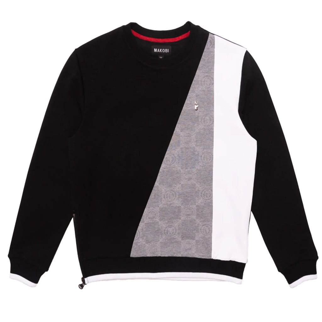 Black Makobi Big Men Benini Crewneck Sweatshirt