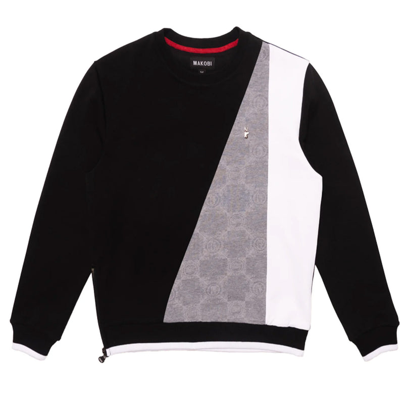 Black Makobi Big Men Benini Crewneck Sweatshirt