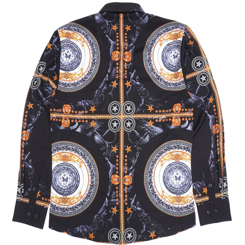 Black Makobi Big Men Barbato Long Sleeve