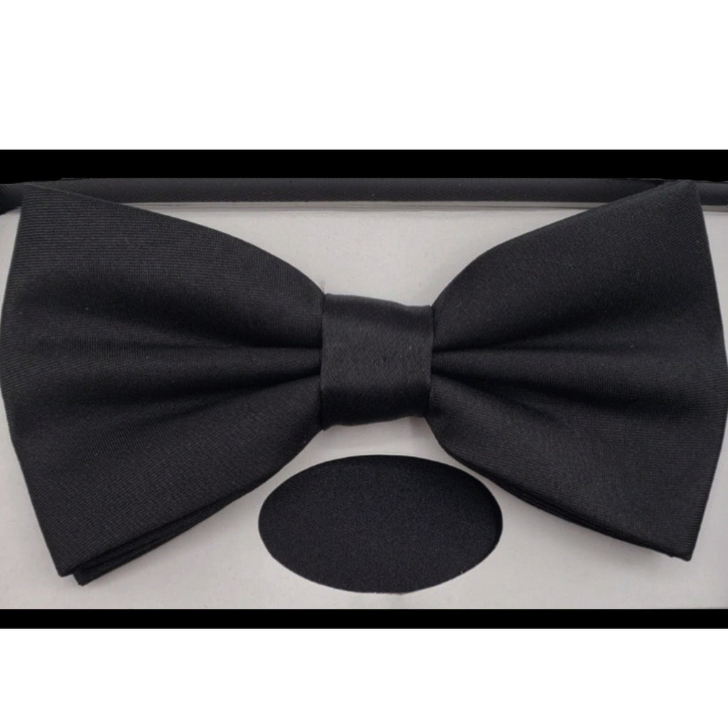 Solid Bow Tie w/ Handkerchief