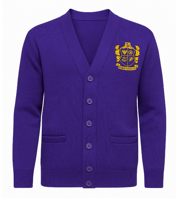 Edna Karr Purple Cardigan
