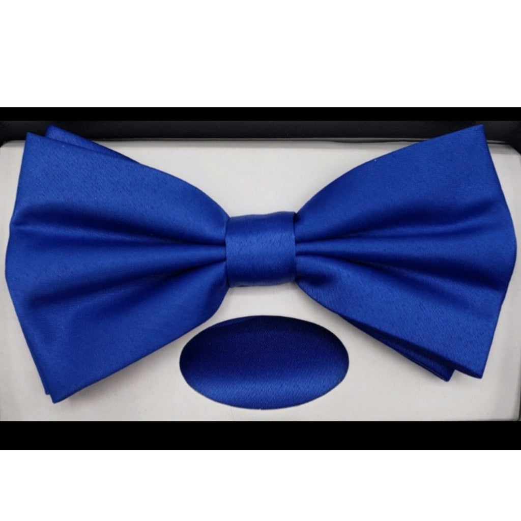 Solid Bow Tie w/ Handkerchief