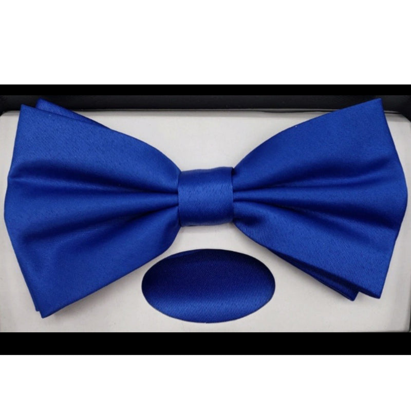 Solid Bow Tie w/ Handkerchief