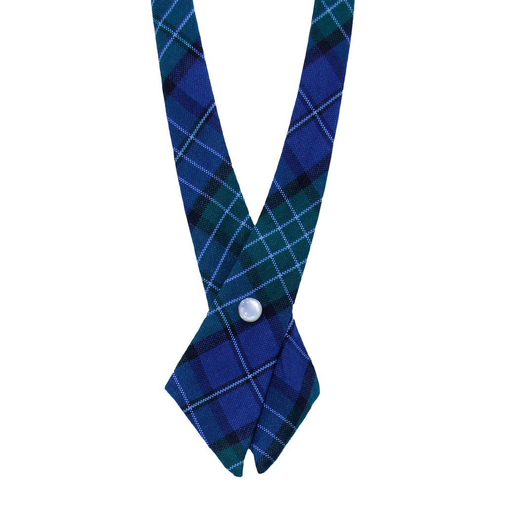 Navy/Green Criss-Cross Tie