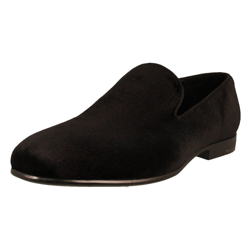 Black Velour Slip On