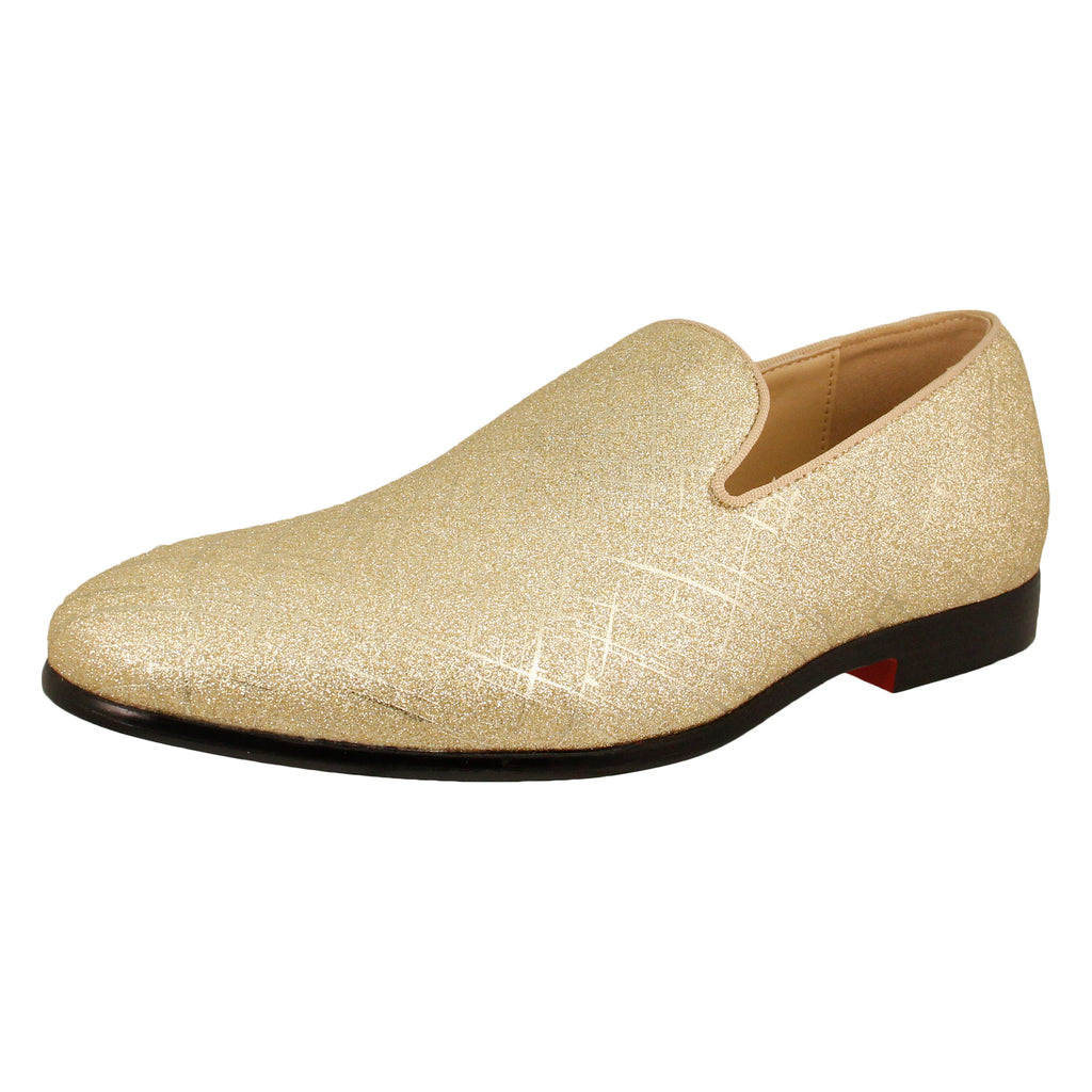 Gold Metallic Slip On