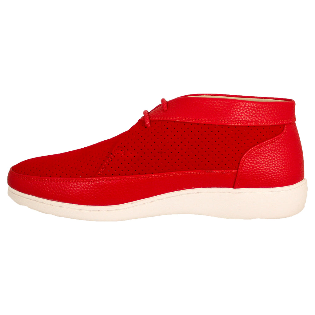 Red Casual Low Tops