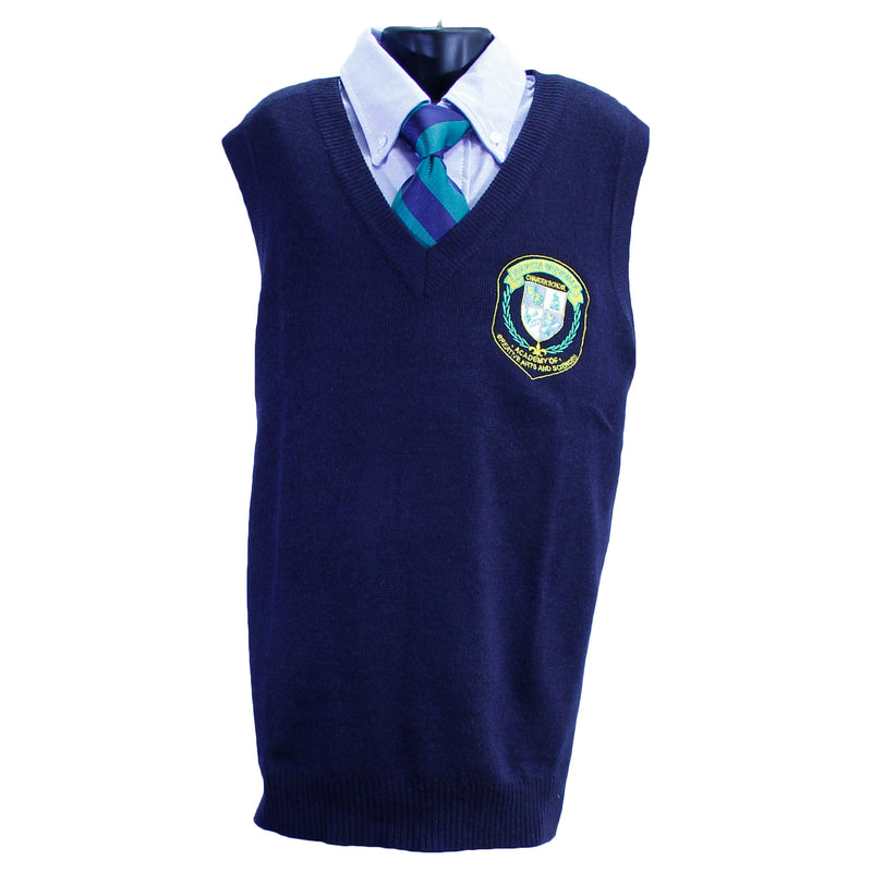 V Neck Sweater Vest Martin Behrman Uniform Shirt