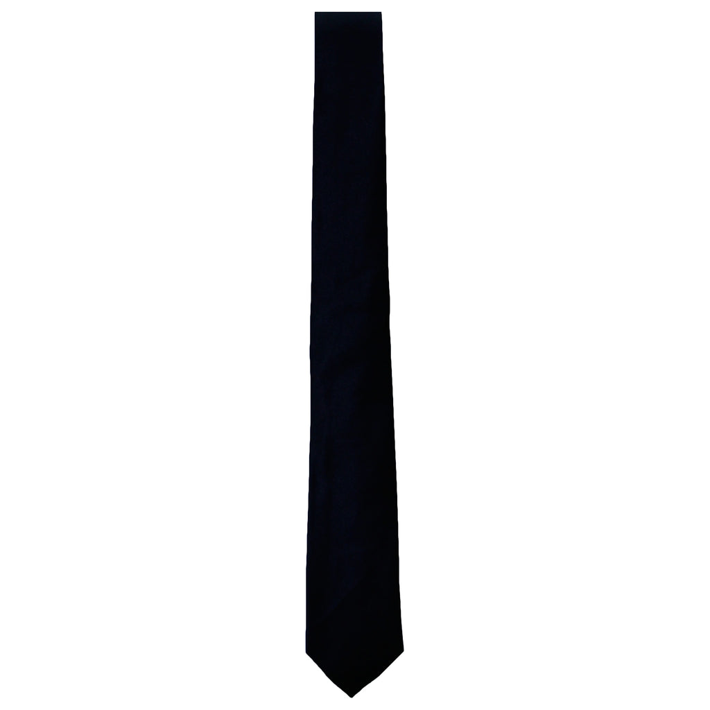 Solid Black Tie - Slim