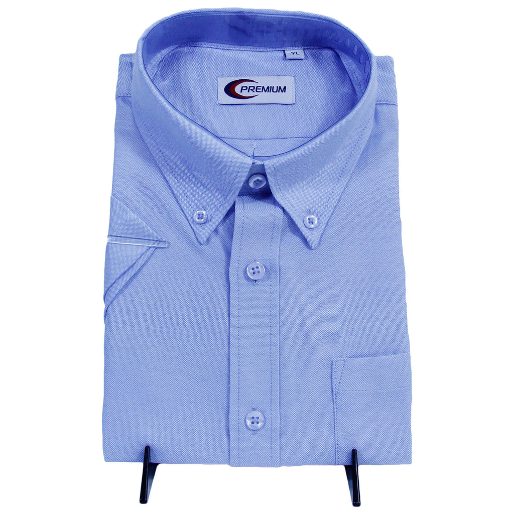 Kid Blue Oxford Uniform Shirt