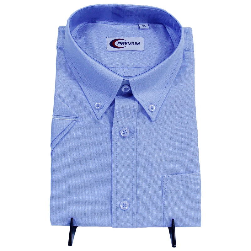 Kid Blue Oxford Uniform Shirt