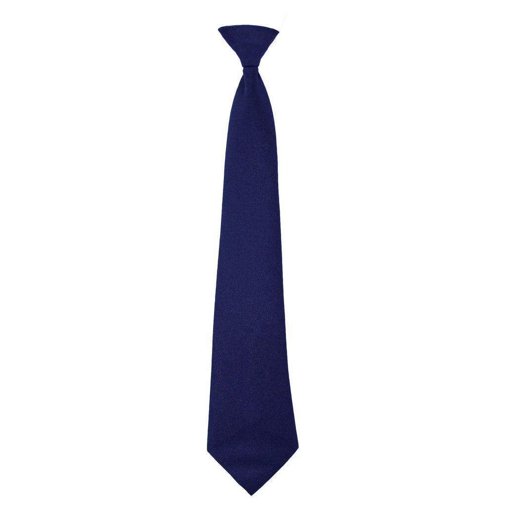 Navy Adjustable tie with Velcro closure