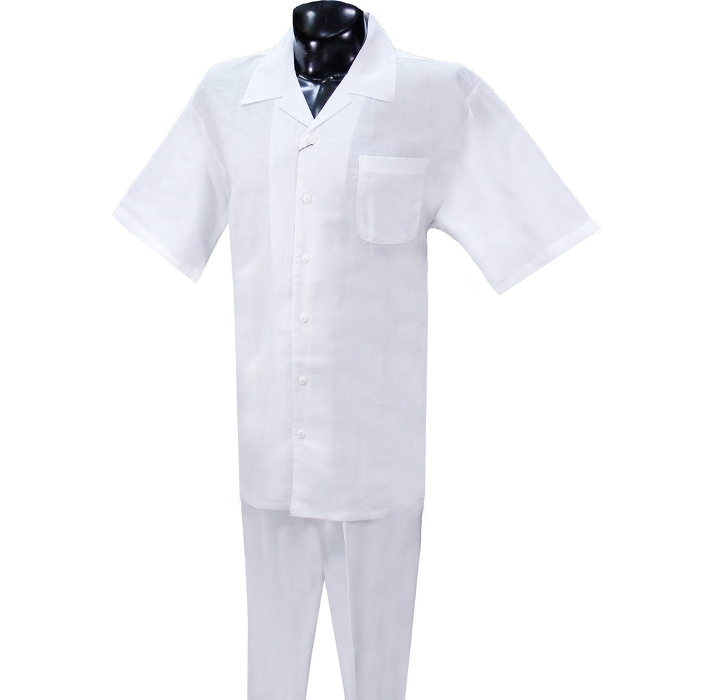 White 2pc. Linen Sets