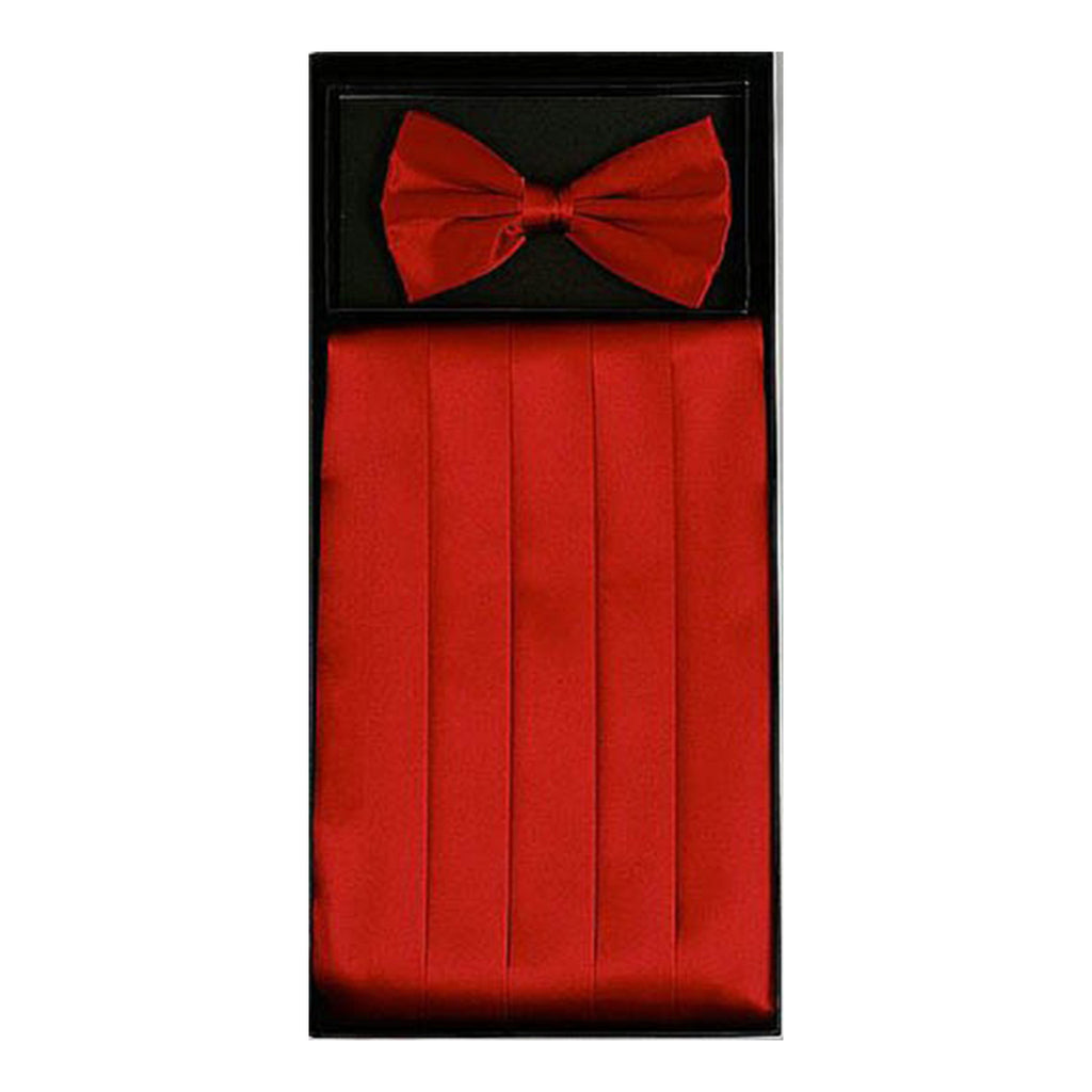 Red Cummerbund w Bow Tie