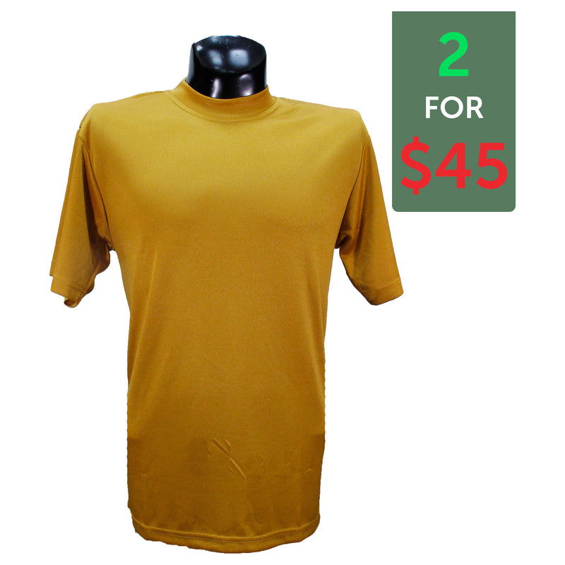 2 for $45 Mock Crew Neck Tees ( All Colors)