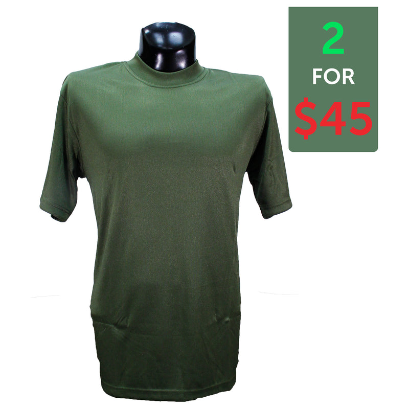 2 for $45 Mock Crew Neck Tees ( All Colors)