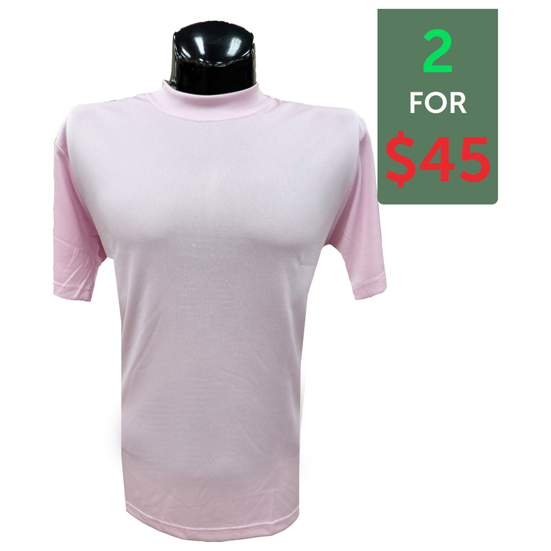 2 for $45 Mock Crew Neck Tees ( All Colors)