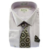 Dress Shirt, Tie & Handkerchief Combo