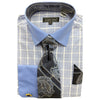 Dress Shirt, Tie & Handkerchief Combo