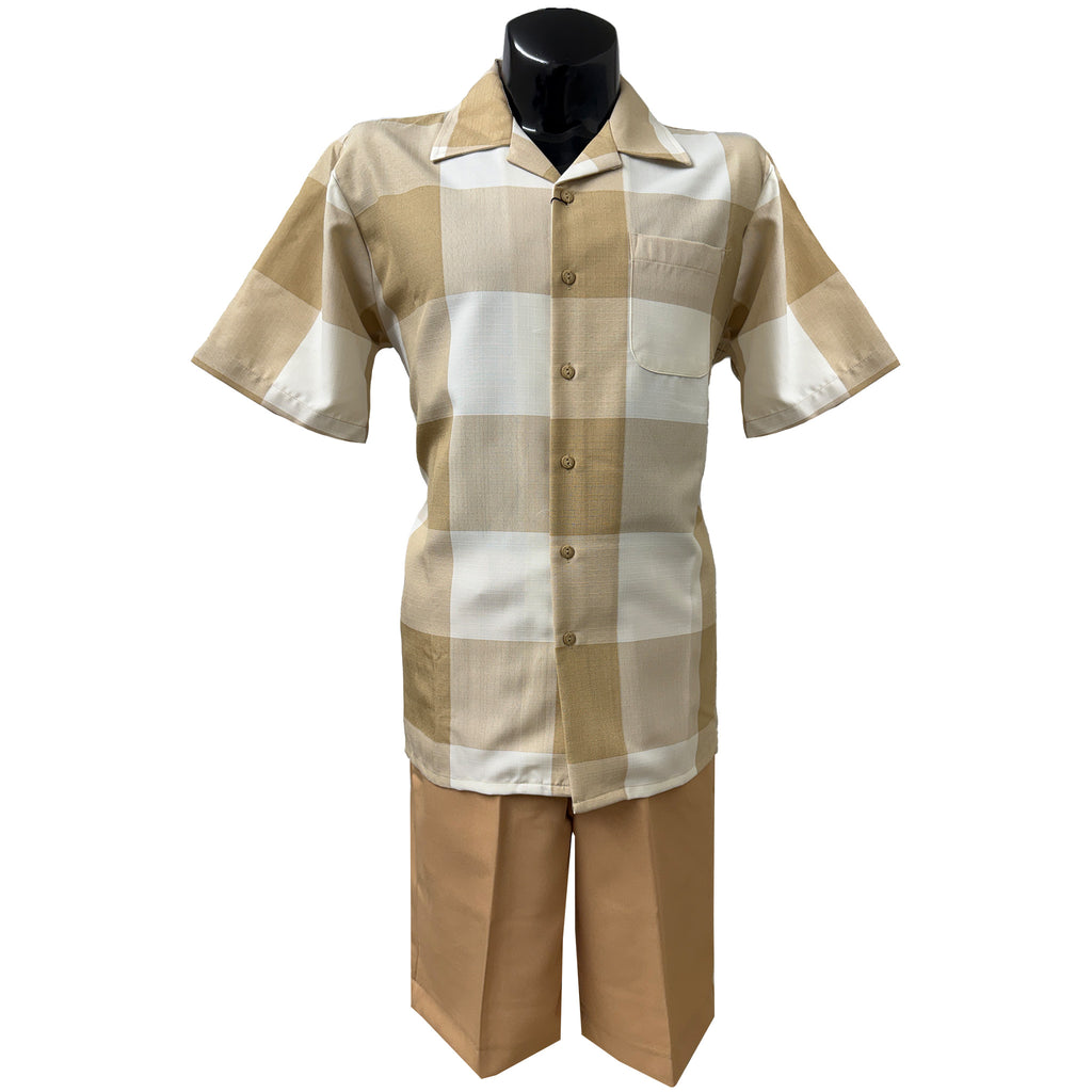 Tan Short Sleeve Set