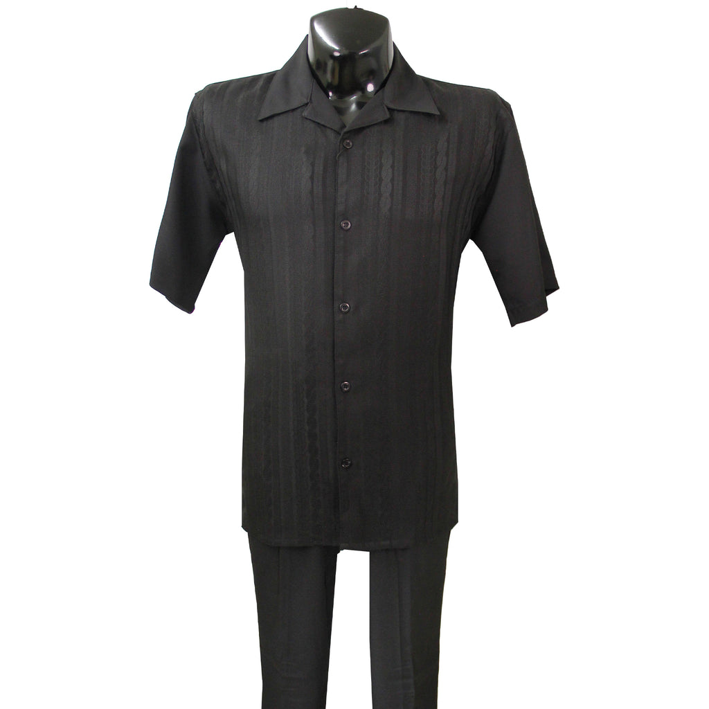 Black Short Sleeve Set