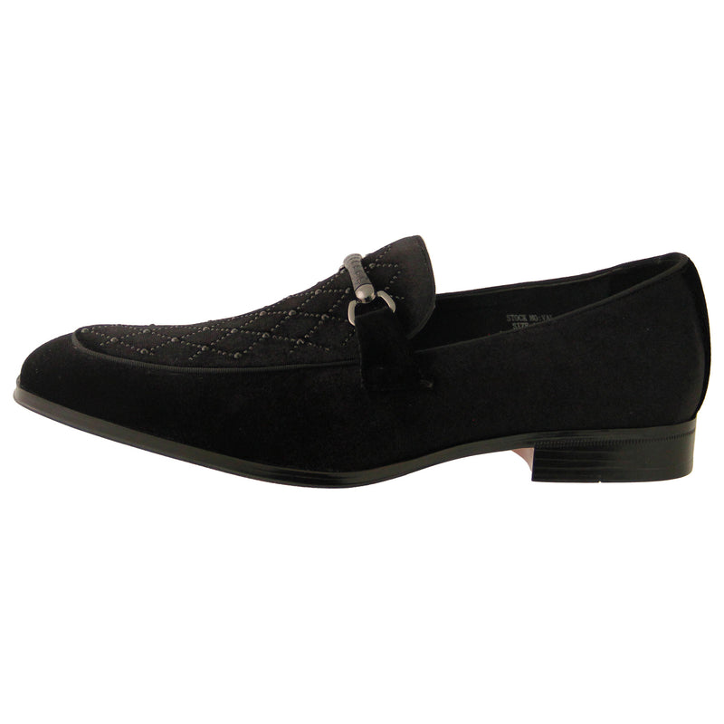 Black After Midnight Slip On with Buckle